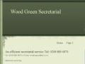 wood green secretari