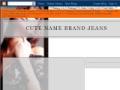 cute name brand jean