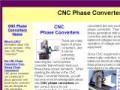 Cnc phase converters