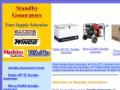 Standby generators -