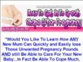 Lose baby fat fast