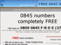 free 0845 numbers -