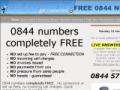 free 0844 numbers -