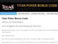 titan poker bonus
