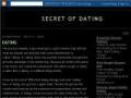secret of dating